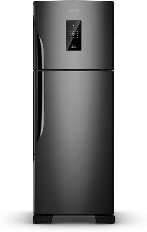 Geladeira Panasonic BT71 Black Inox Look Duplex Frost Free 494 L Inverter A - NR-BT71PV4BA