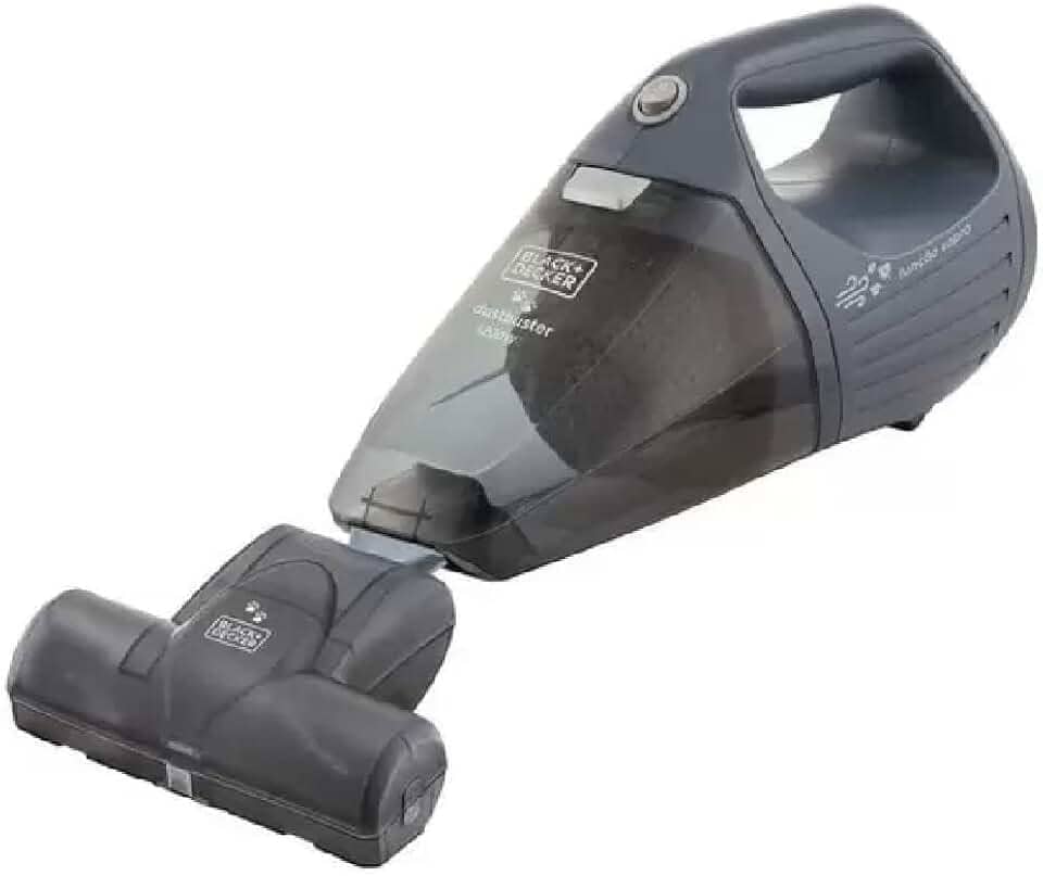 BLACK+DECKER Aspirador de Pó, Elétrico, Portátil, com Função Sopro e Bocal Turbo, Modelo APS1200PET, 220V