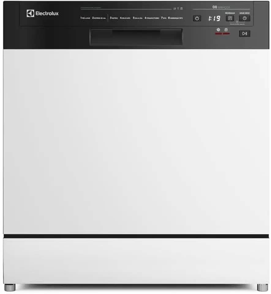 Electrolux Lava-Louça Electrolux 8 Serviços Branca com Programa Lava & Seca 50 min (LB08E) 220V