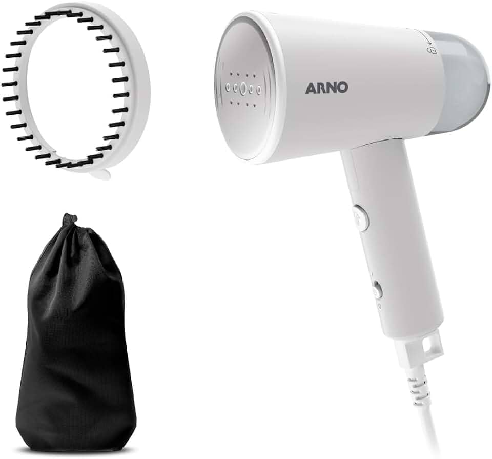 Vaporizador de Roupas Arno Steam Travel, Higieniza, Compacto, Dobrável e Portátil, 220V, Cinza, HS11