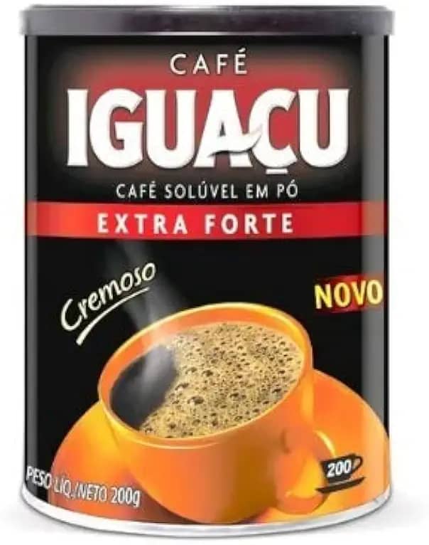 Café Iguaçu Em Pó Solúvel Cremoso Extra Forte Lata 200 G