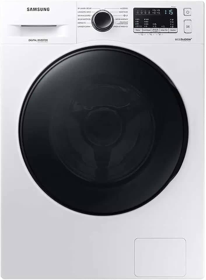 Lava e Seca Samsung 11kg Wd11a4453bw Digital Inverter Ecobubble Branca 127v