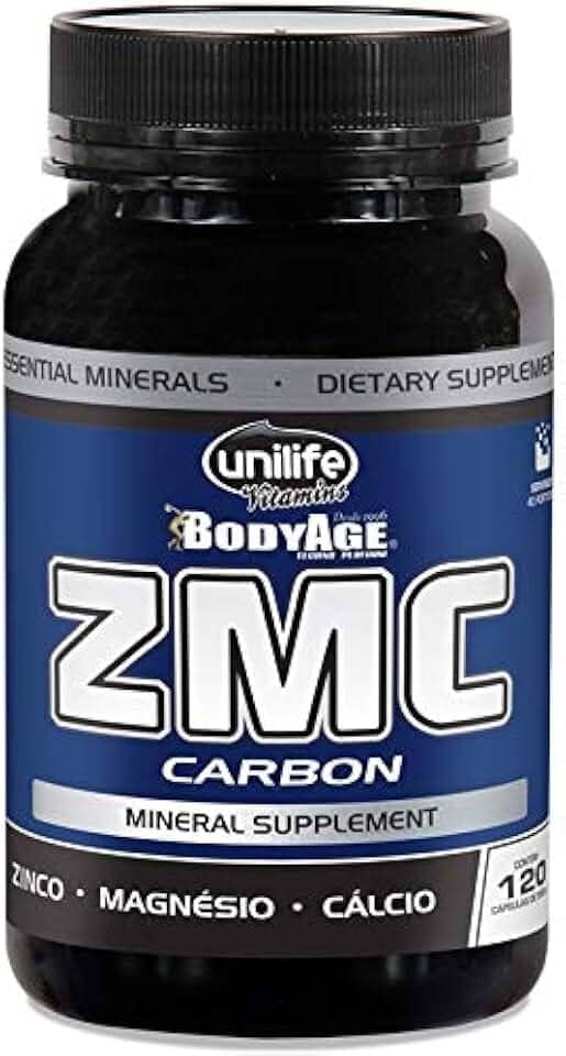 ZMC Carbon Cálcio, Zinco e Magnésio 120Caps Unilife