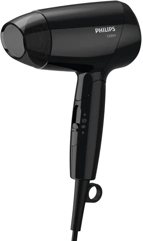 Secador de Cabelo Compacto Essential Travel Philips BHC010/81 Tecnologia ThermoProtect 110V