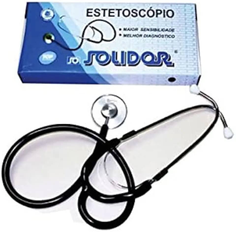Estetoscópio Simples Solidor Uma Cara Olivas Extra Pvc