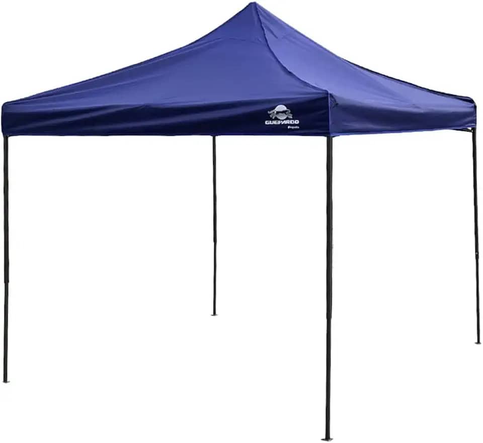 Guepardo, Gazebo Articulado 3x3m em Ferro com Poliéster, para Eventos e Áreas Externas, Pagoda, Azul