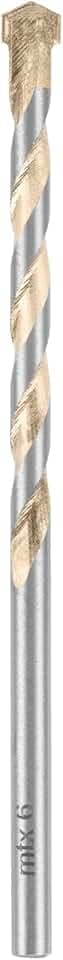 Mtx Broca Para Concreto 6 X 100 Mm Golden Line Haste Cilindric