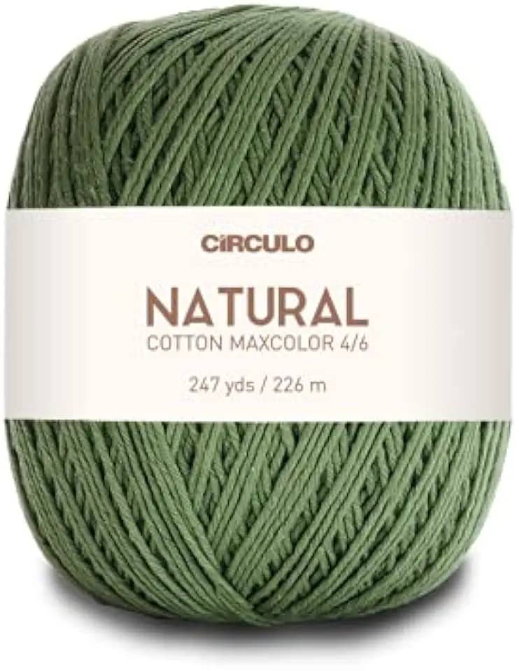 Barbante Círculo Nº 6 Barroco Maxcolor - 226m - 200g - Militar 5718