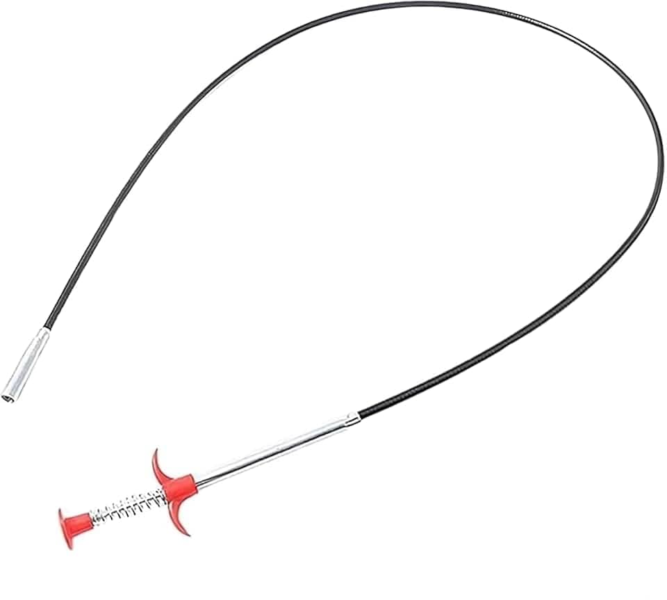 Desentupidor Garra Limpador de Ralos e Pias Extensível 2m, Remoção de Resíduos, Aste Flexível em Aço, Ideal para Cozinha, Banheiro Premium