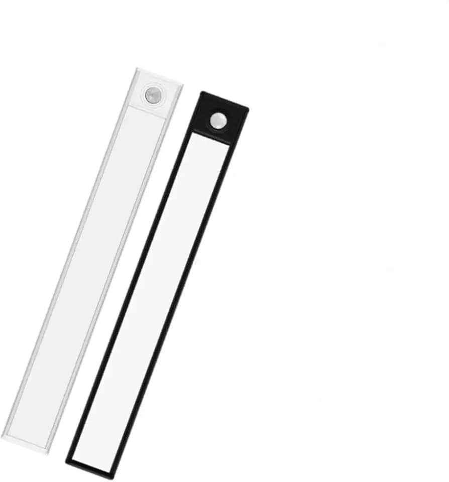 Led para Cozinha, Luminãária de Teto para Cozinha de Led, Smart Luminária Inteligente Ultra com Sensor de Movimento sem Fio E Recarregável Usb Fino Barra(20CM | BRANCO,1 Luminária)