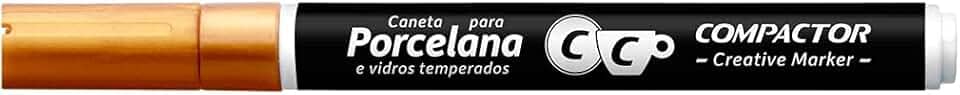 Marcador Creative Porcelana Compactor Avulso Ouro