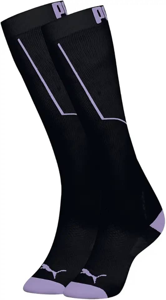 Meia Puma 3/4 Compressão Corrida Poliamida Esportiva Feminina