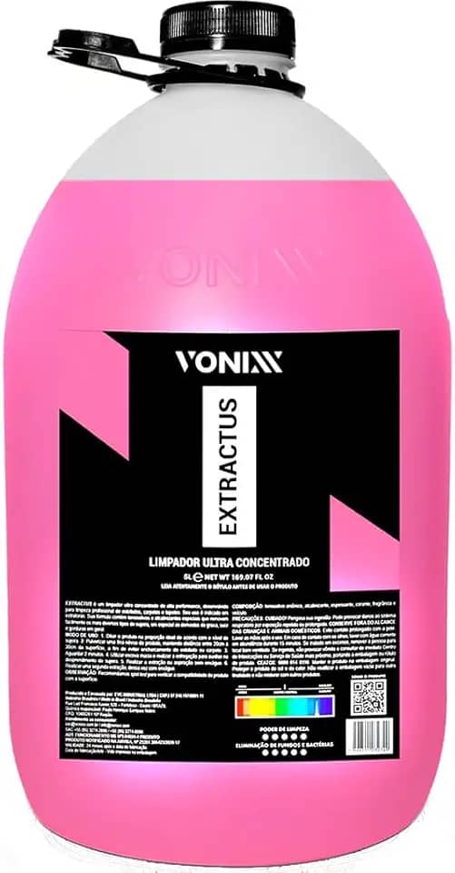 Produto Para Limpar Sofá Banco Estofado Extractus Vonixx 5 Litros