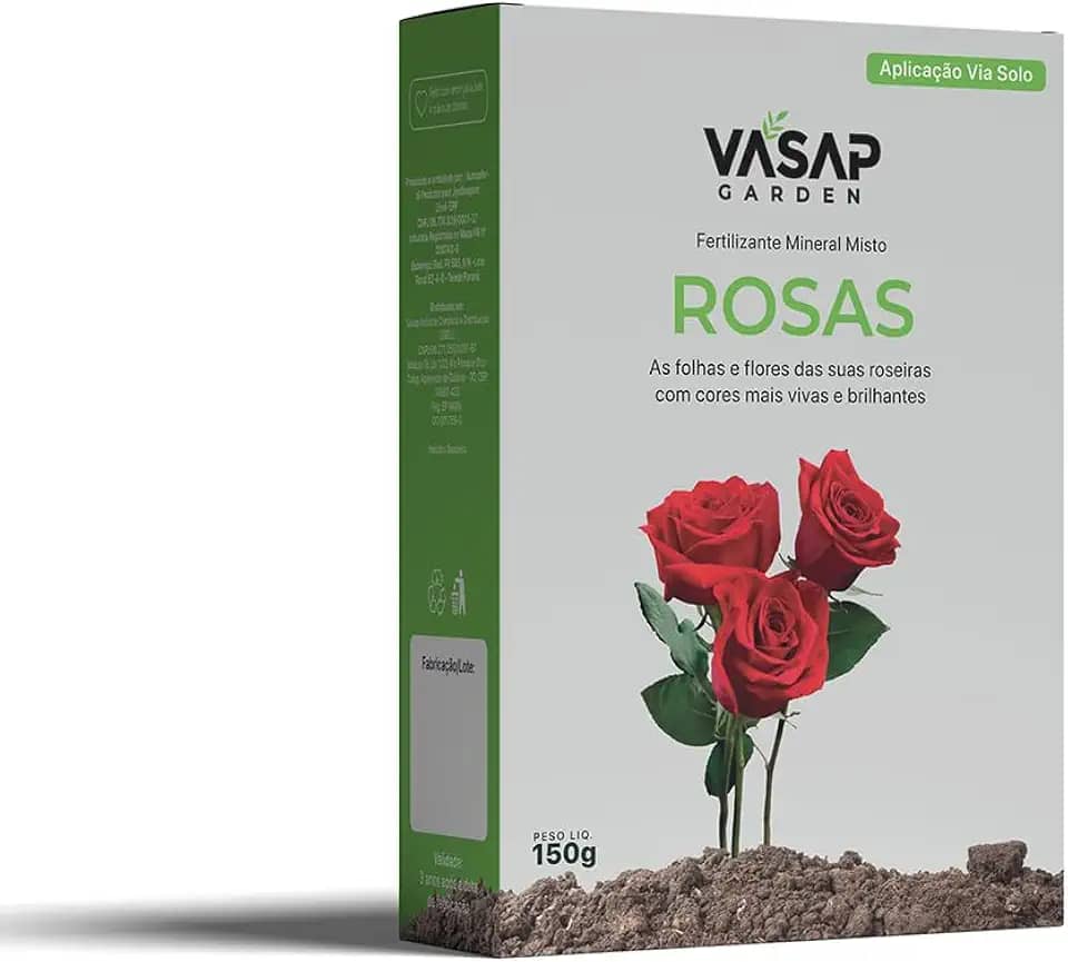 Vasap Fertilizante Mineral Misto Fertilizante Rosas 150Gr
