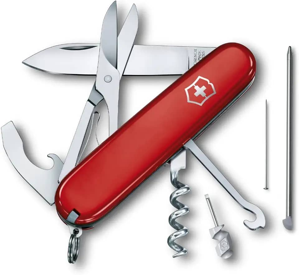 Canivete Victorinox Compact, Vermelho, 15 funções