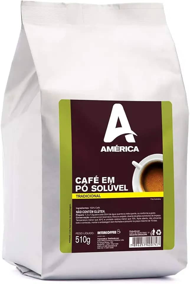 América Café Em Pó Solúvel 510 G
