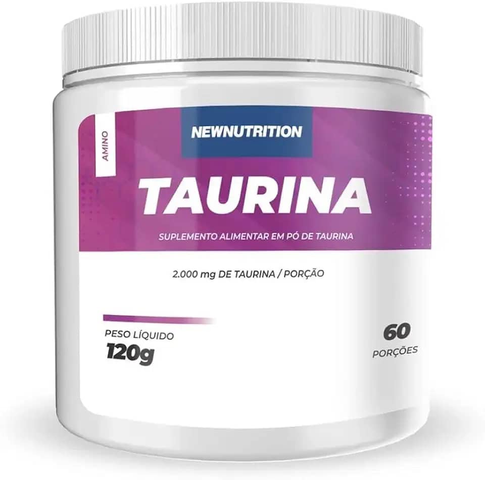 Newnutrition Taurina - 120G Sem Sabor - Newnutrition