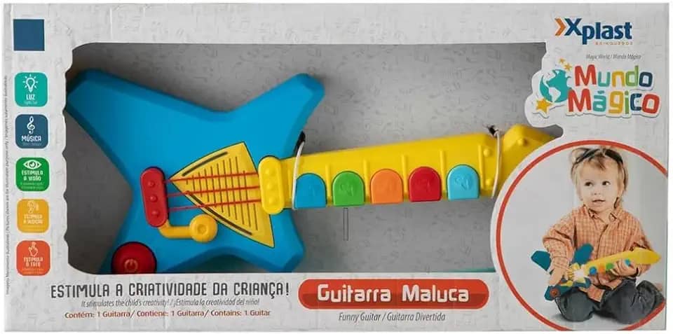 MUNDO MÁGICO - GUITARRA MALUCA C/LUZ E SOM