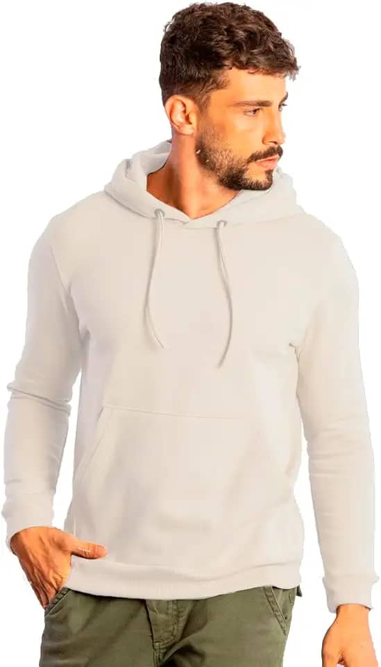 Moletom Masculino Canguru Super Macio Blusa