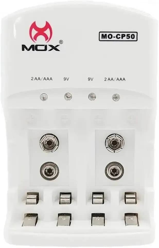 CARREGADOR DE PILHA MOX MO-CP50