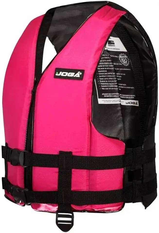 Colete Salva-vidas Wave Rosa - Jogá 15kg