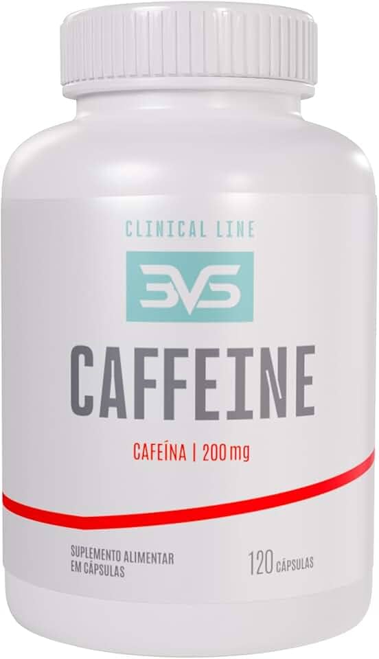 3VS Nutrition Cafeína 200mg 120 Cápsulas