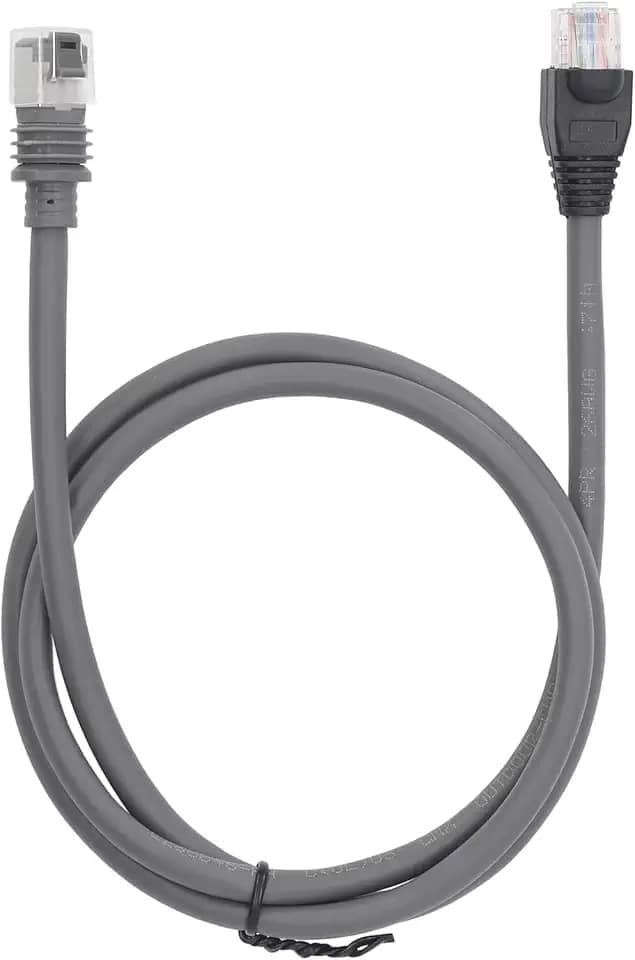 Cabo Ethernet Via Satélite Retangular para Mini Starlink, Cabo de Internet de Alta Velocidade de 1200mbps Cabo LAN, Cabo de Rede Interno Externo para PC, Roteador, Modem, Jogos