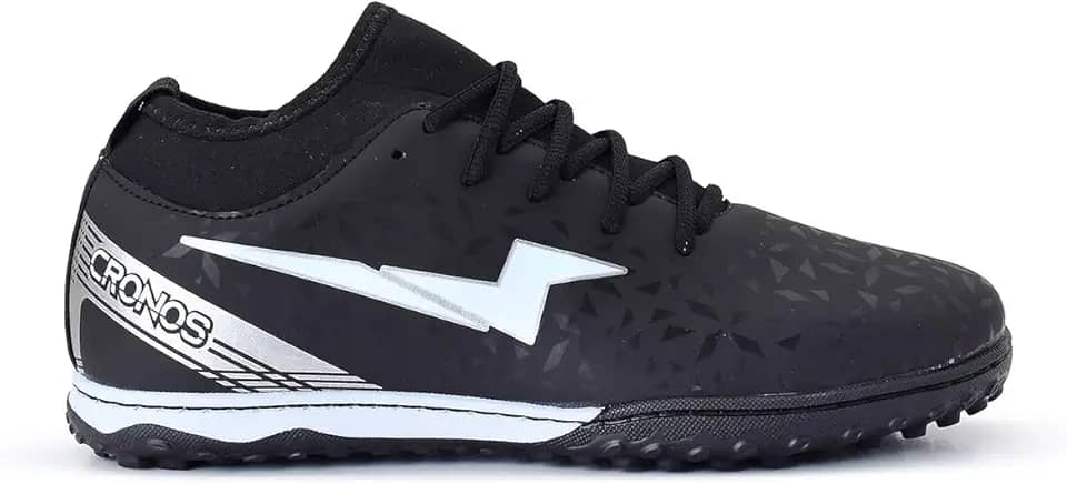 Chuteira Botinha Cronos Society Futebol Grama Sintética Masculino Feminino Sola Costurada
