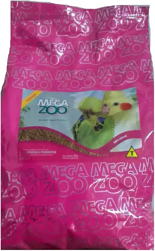 Megazoo RAÇÃO EXTRUSADA CALOPSITAS E PERIQUIT PM13 5KG