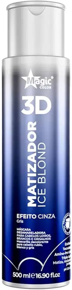 Magic Color Máscara Gloss Matizador 3d Ice Blond Efeito Cinza 500ml - R
