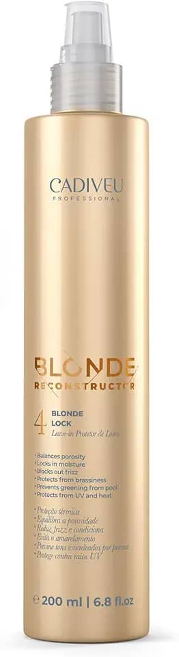 Cadiveu Professional Condicionador Leave-In Protetor Cabelos Loiros Branco 200 Ml