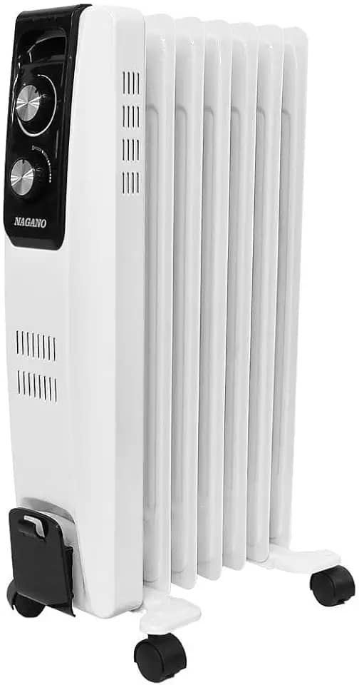 Aquecedor Elétrico a Óleo Portátil 1500w Silencioso - 110v