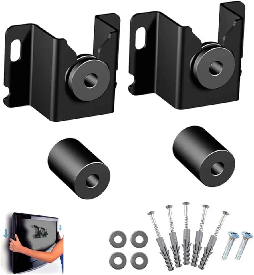 Suporte Universal para TV de 10” a 80” Ajustável Fixo e Inclinável com Instalação Segura para LED, LCD e Smart TV