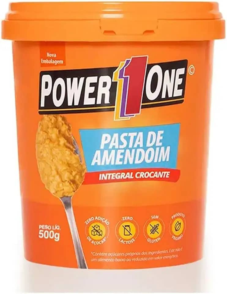 Pasta de Amendoim Integral Crocante (500g)
