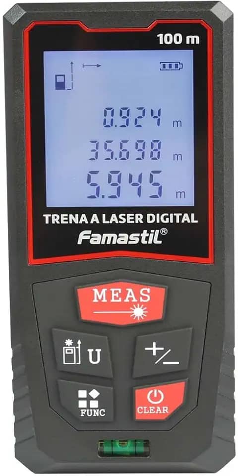 Famastil Trena Laser Digital 100M Profissional Com Cordão