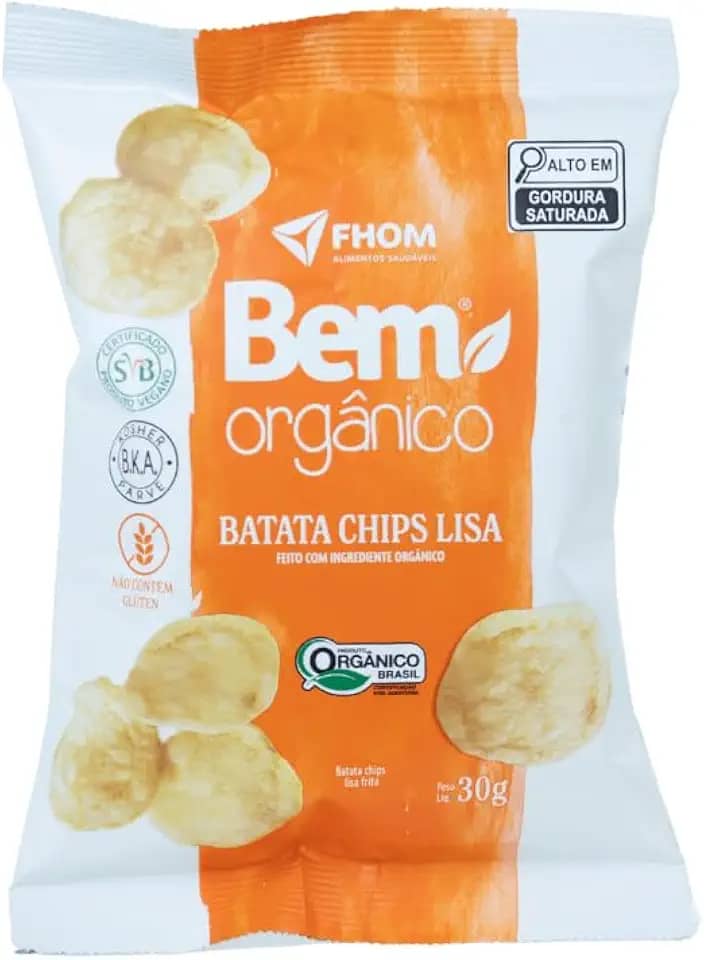 Batata Chips Lisa Bem Orgânico 30g