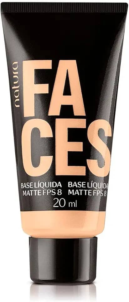 Base Líquida Checkmatte Faces 20ml – Acabamento Matte, Controle da Oleosidade e Textura Leve 10N ou 12F ou 15Q (15Q)