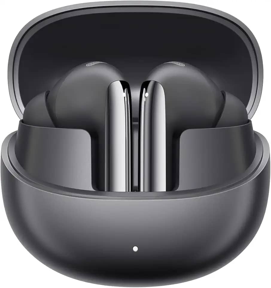 Fones de Ouvido QCY MeloBuds Pro, Fone Bluetooth com Cancelamento de Ruído Ativo, Certificação Hi-Res, 34 Horas De Reprodução, Preto (Preto)