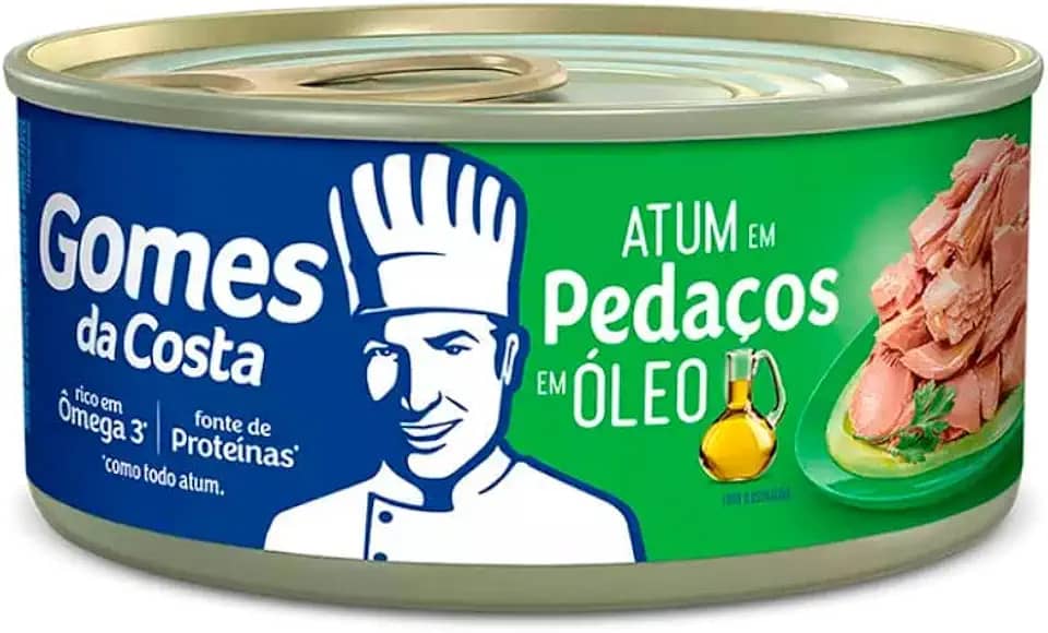 ATUM EM PEDACOS EM OLEO COMESTIVEL C/CALDO VEGETAL 170 GR