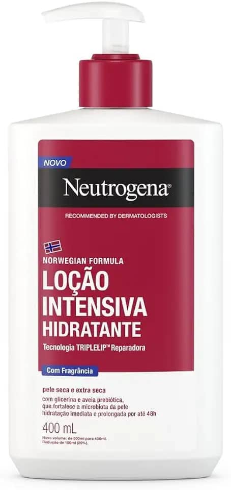 Hidratante Corporal Neutrogena Norwegian Formula Intensivo com Fragrância 400ml