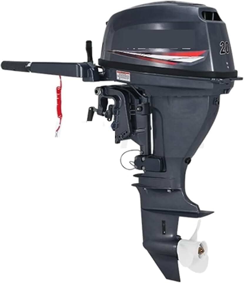 Motor de pesca de dois tempos, quatro tempos, máquina de popa de eixo curto, barco de borracha Frp barco de pesca hélice rápida Frequey motor de tração manual, 2 tempos 4