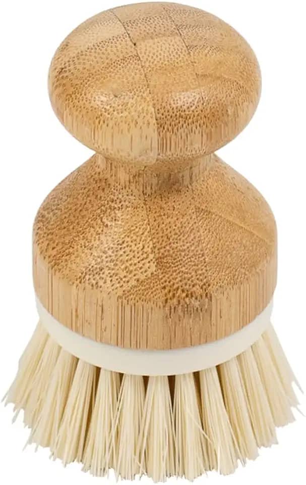 Oikos - Escova de Limpeza Redonda com Cabo de Bambu