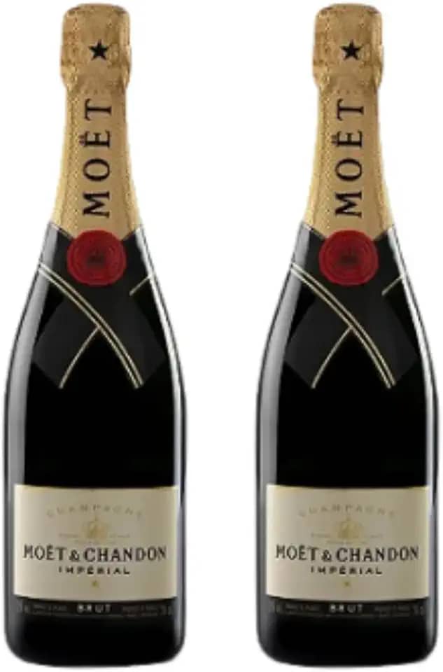 KIT 02 MOET HENNESSY CHANDON IMPÉRIAL CHAMPAGNE BRANCO FRANCÊS CHARDONNAY 750ML