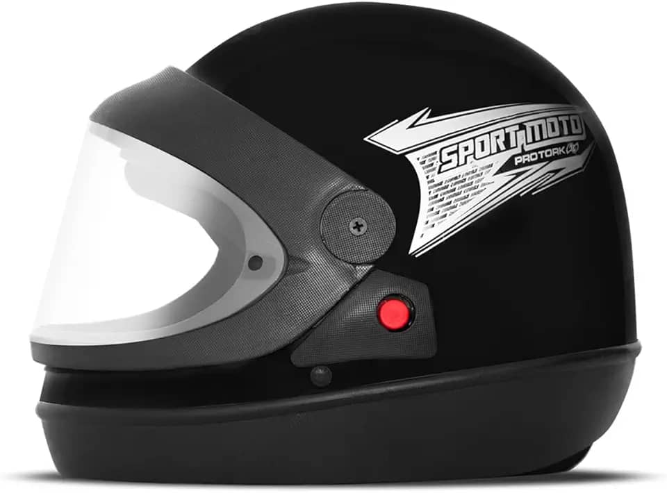 Pro Tork Capacete Sport Moto 58 Preto Fosco