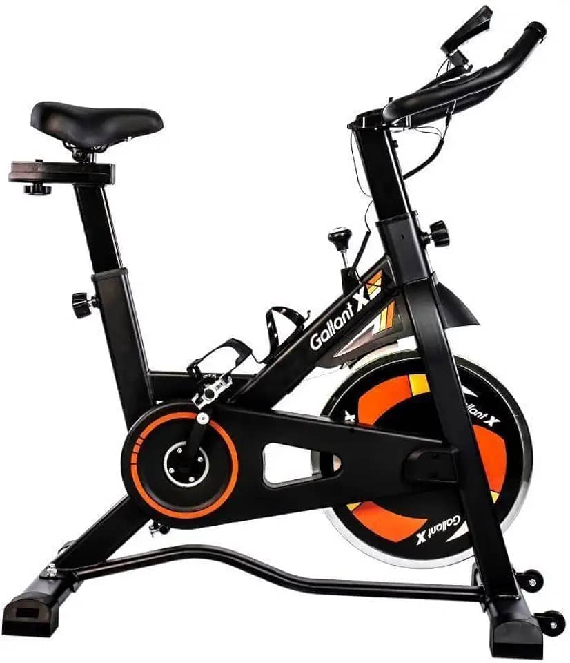 Bicicleta Ergométrica Gallant Elite X Spinning Roda de Inercia 8kg até 110kg Mecânica Gsb08hbta-pt