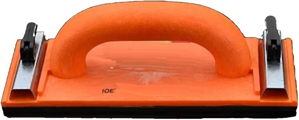 Edward Tools Lixadeira manual com grampo de lixa - para drywall, madeira, piso - 24 cm x 8 cm - alça de contorno ergonômico - usa lixa padrão de 29 cm