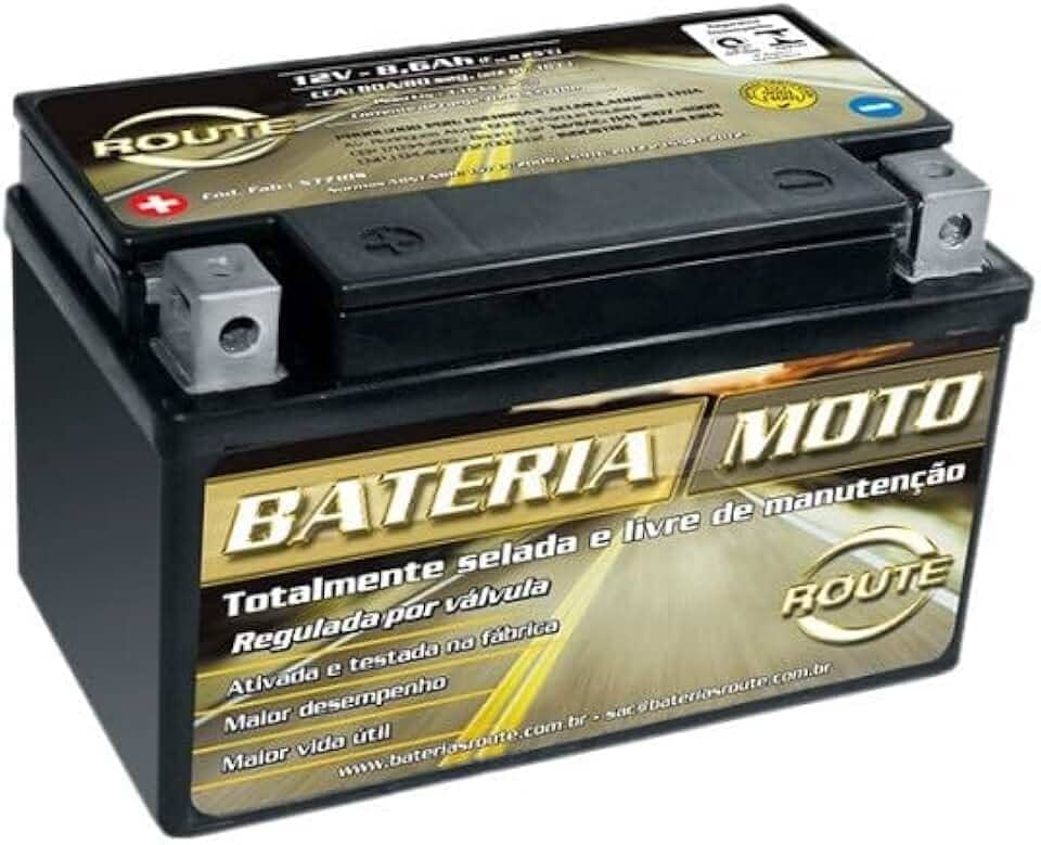 Bateria Route Moto Yamaha Xj6 EQUIVALENTE Yt12b-bs YUASA - XTZ12BBS