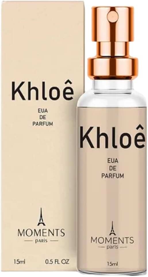 Perfume Feminino Khloê Parfum 15ml Moments Paris Excelente Fragrância Floral Oriental