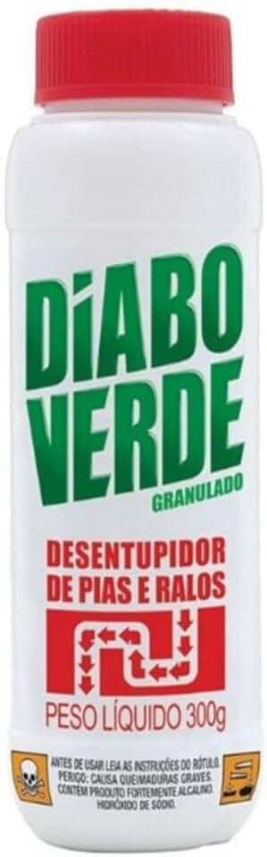 Desentupidor De Pias E Ralos Vazos Diabo Verde 300G