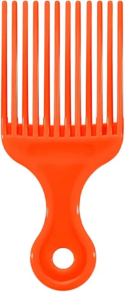 Condor, Pente Garfo, Dentes Estreitos, Dá Volume, Cabelos Crespos ou Cacheados, Multicor